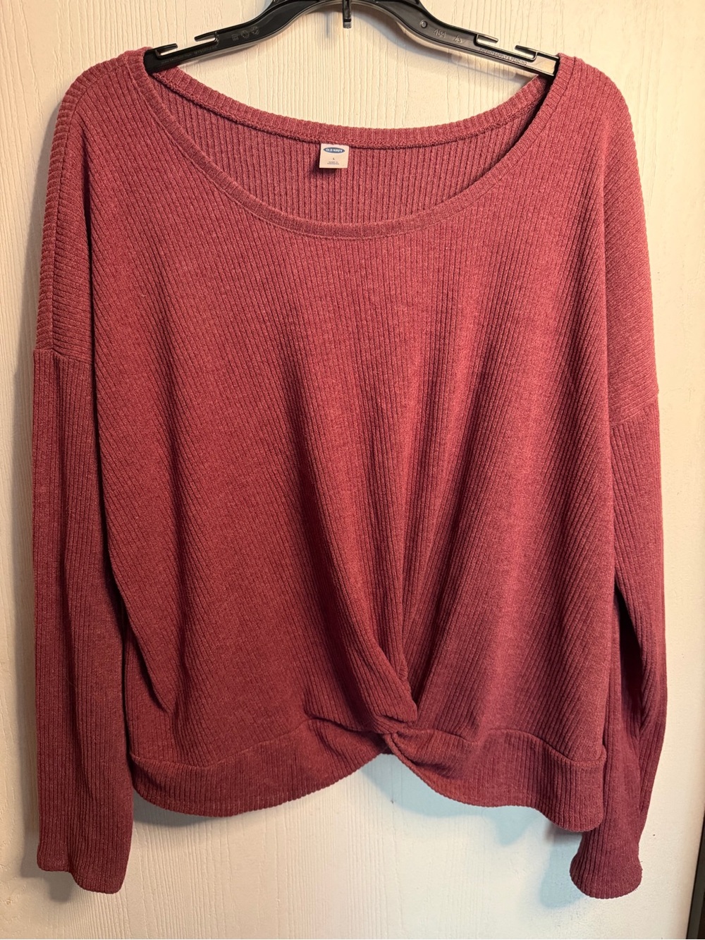 Old Navy Twist-Front Pullover Top - Mauve